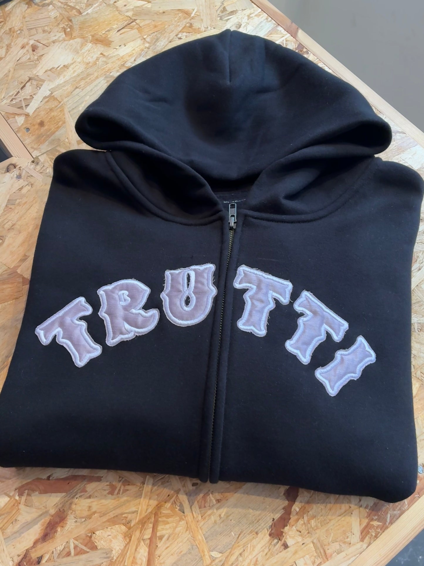 Ultra Appliqué Zip-up Hood